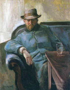 escritor hans jaeger 1889 Edvard Munch Pinturas al óleo